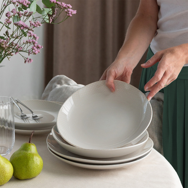 Talerze głębokie Coupe 25 cm 4 szt. | Elements North