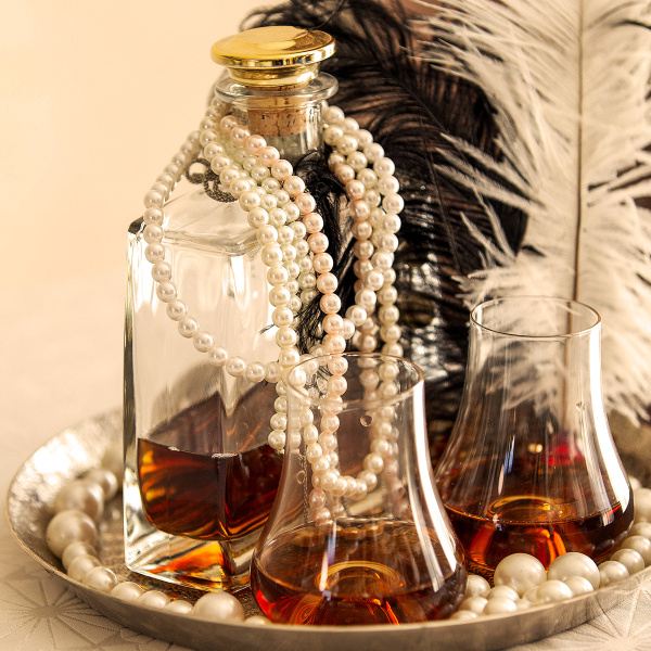 Szklanka do whisky Wave 240 ml, zestaw 4 szt. - Univers Glas Lunasol