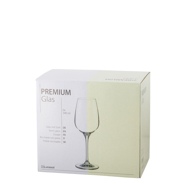 Kieliszki Sauvignon blanc 340 ml zestaw 6 szt. - Premium Glas Crystal