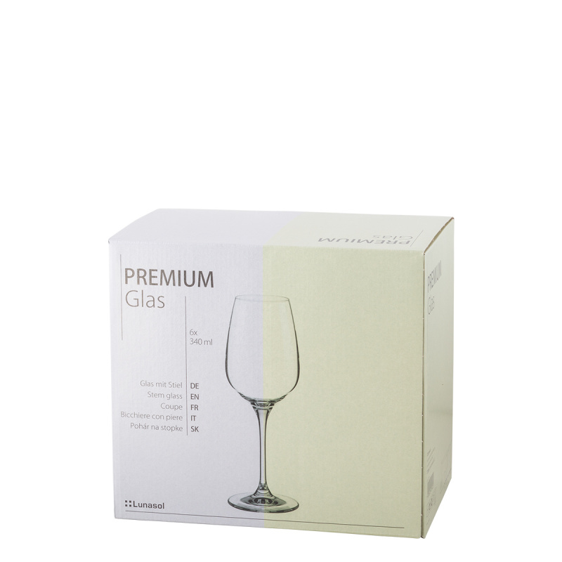 Kieliszki Sauvignon blanc 340 ml zestaw 6 szt. - Premium Glas Crystal