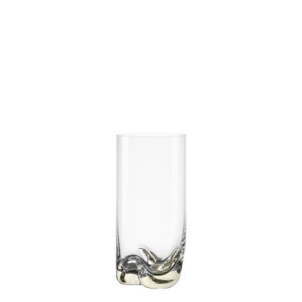 Szklanki z beżowym dnem Long drink 350 ml zestaw 6 szt. - Anno Glas Lunasol Color
