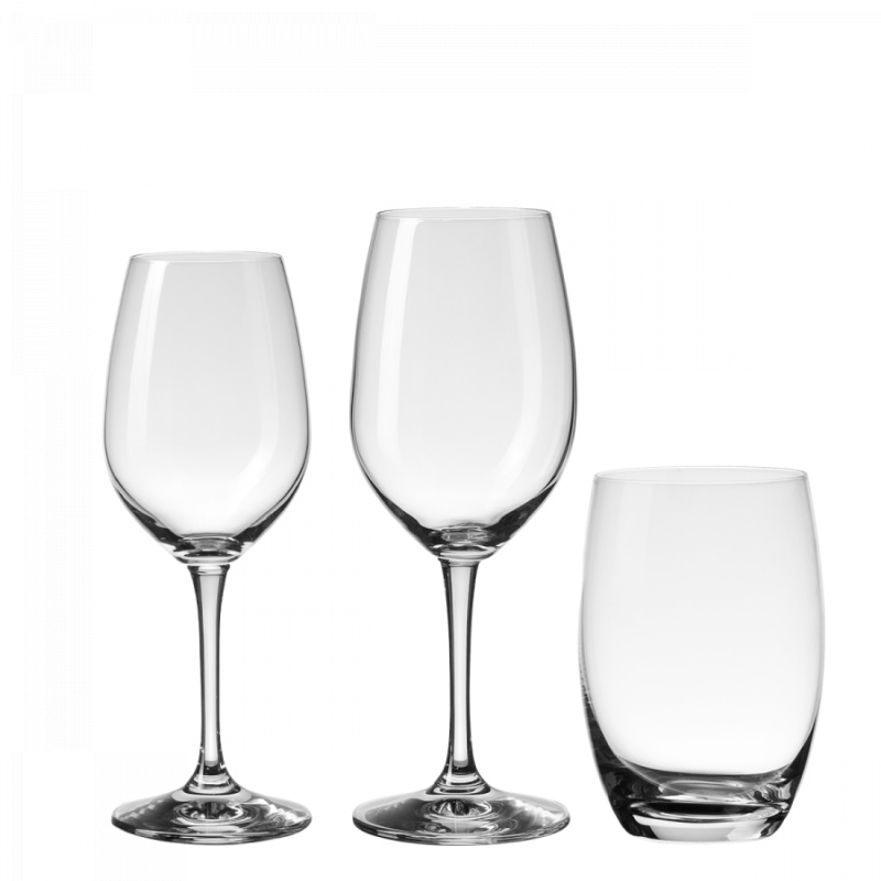 Zestaw startowy szklanek do domu 12 szt. - BASIC Glas Lunasol