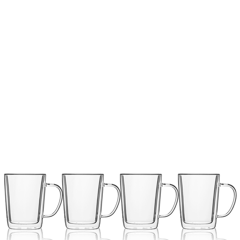 Filiżanka BASIC Glas Double Wall 300 ml - zestaw 4 szt.