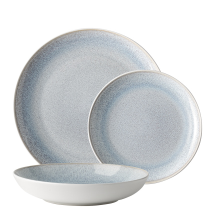 Zestaw talerzy 12 szt. | Elements Glacial Ice