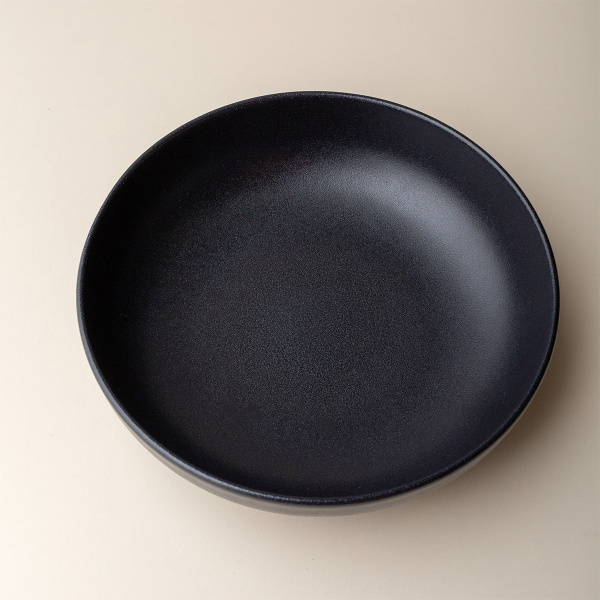Talerz głęboki U-Coupe 21 cm - Basic czarny matowy