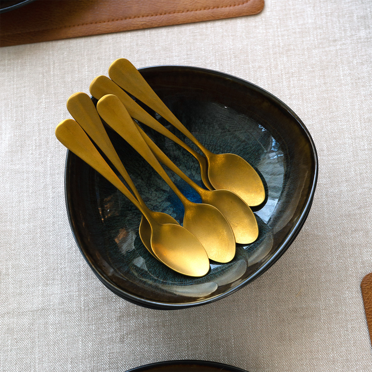 Zestaw sztućców 24 szt. - Baguette Vintage PVD Gold