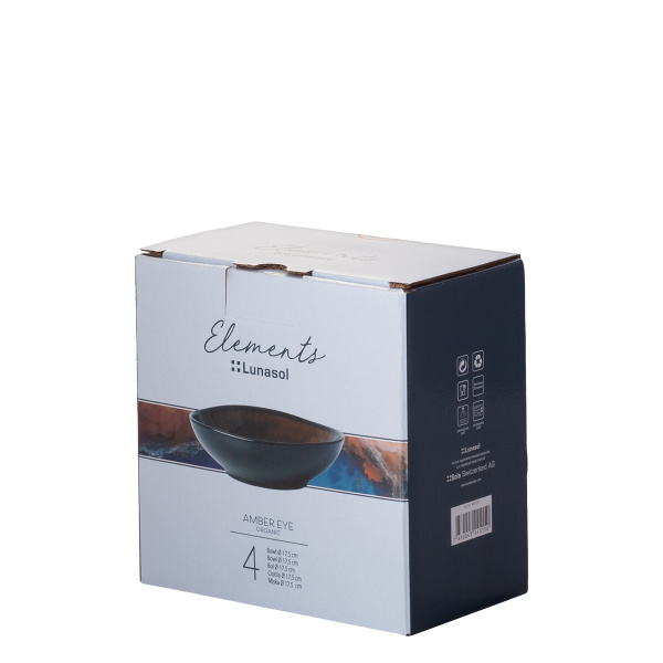 Zestaw misek 4 szt. | Elements Amber Eye Organic