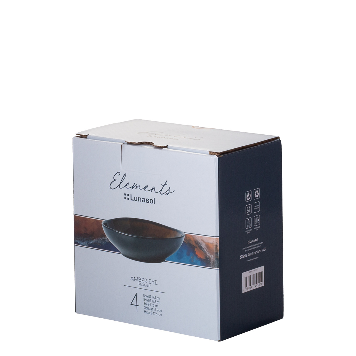 Zestaw misek 4 szt. | Elements Amber Eye Organic