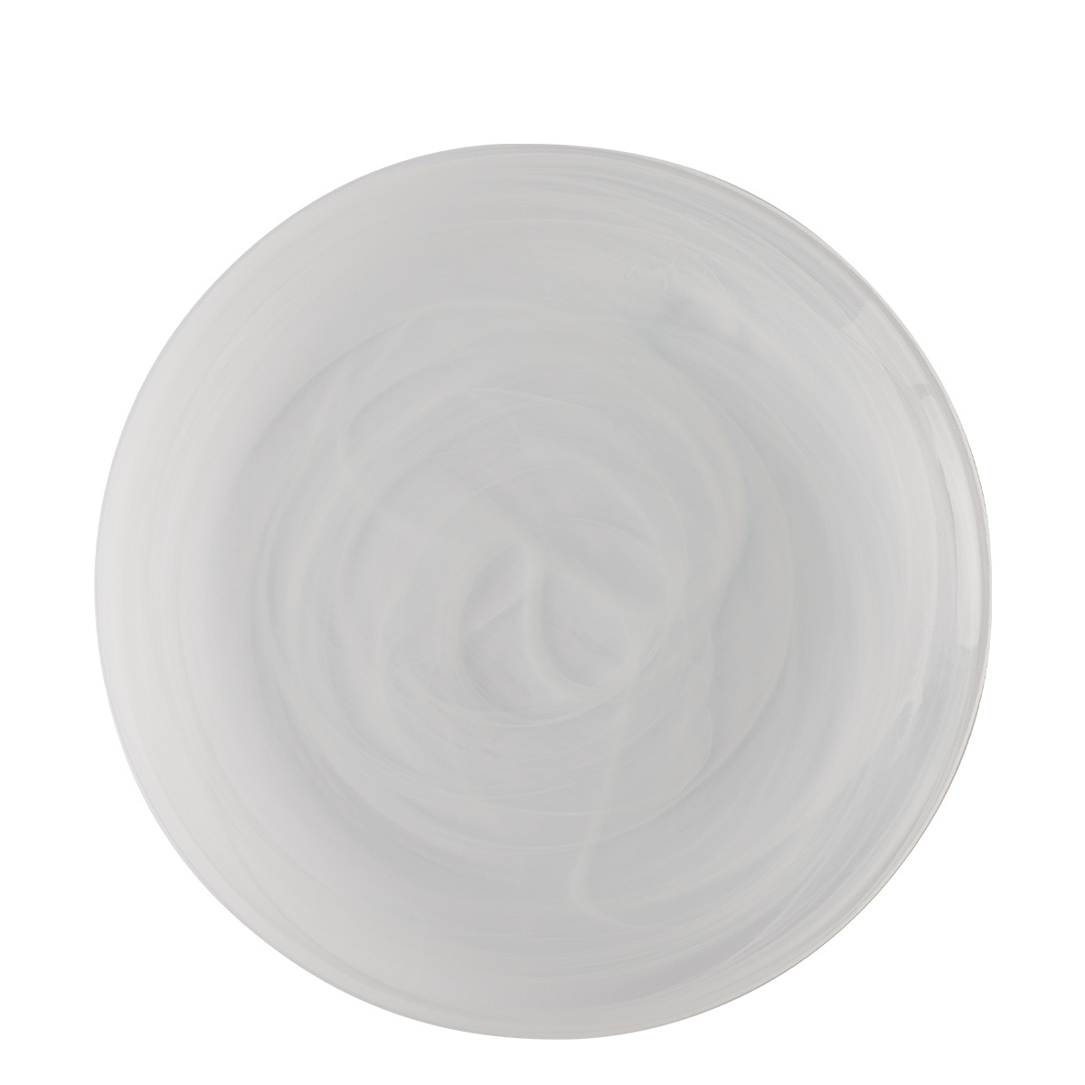 Talerz płytki biały 28 cm - Elements Glass