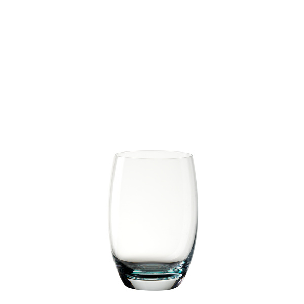 Szklanka Tumbler 460 ml z turkusowym dnem | Optima Glas