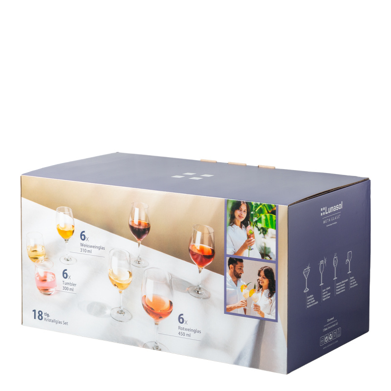 Zestaw startowy kieliszków 18 szt. | Anno Premium Glas