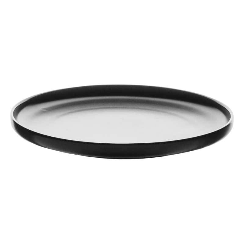 Talerz deserowy Coupe czarny 20 cm – Flow