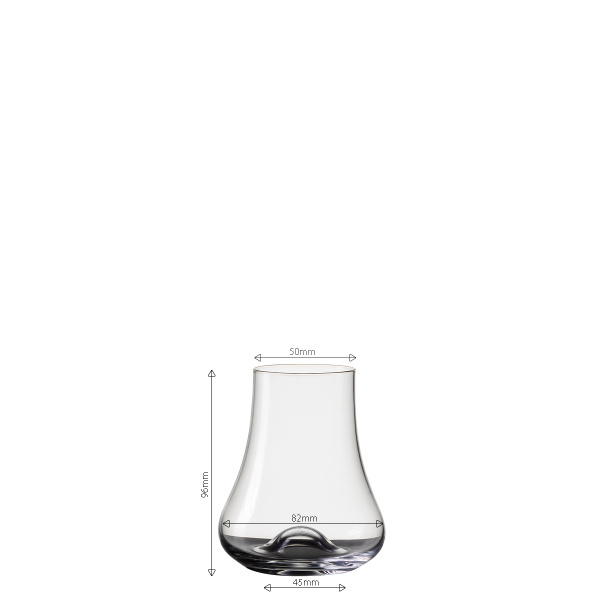 Szklanka do whisky Wave 240 ml, zestaw 4 szt. - Univers Glas Lunasol
