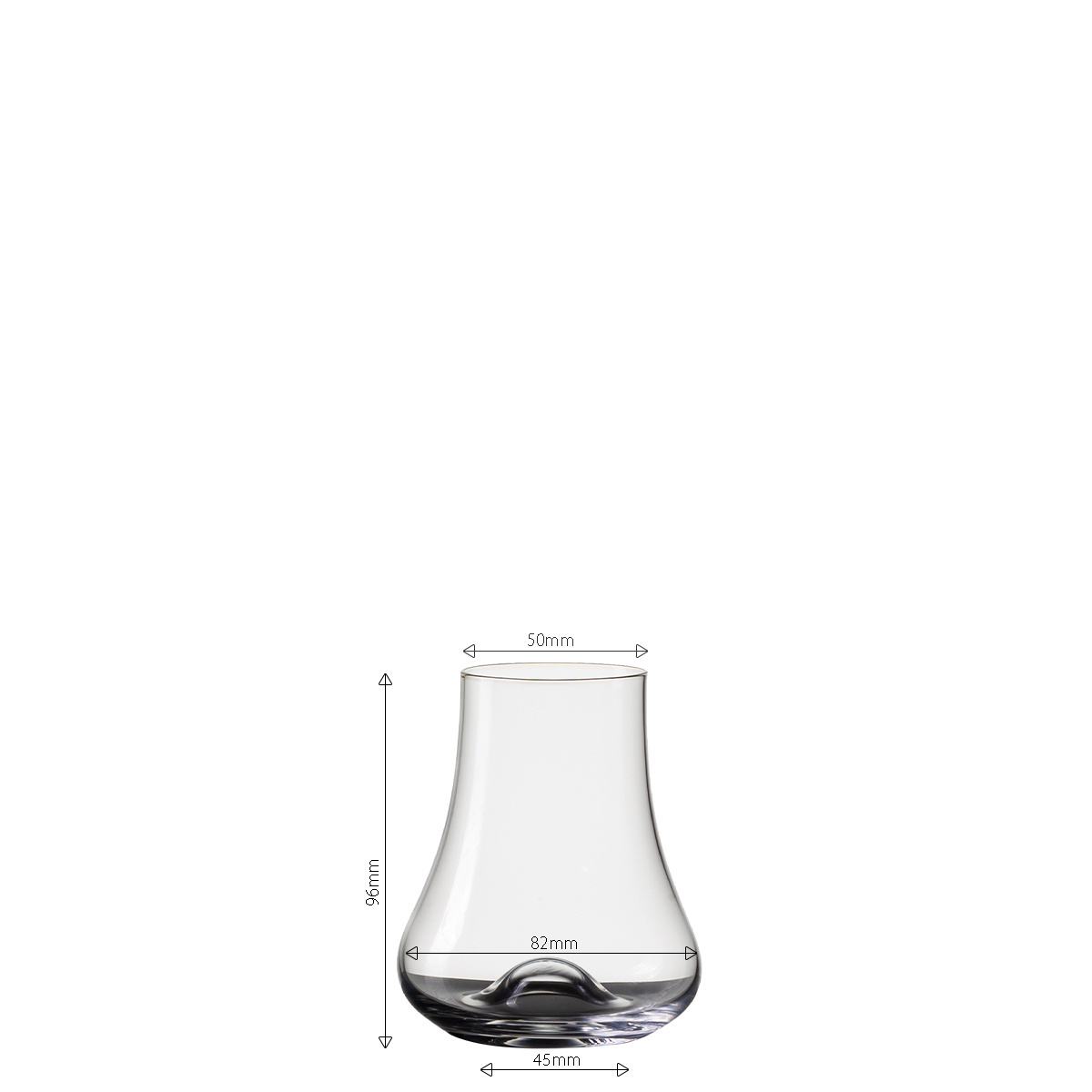 Szklanka do whisky Wave 240 ml, zestaw 4 szt. - Univers Glas Lunasol