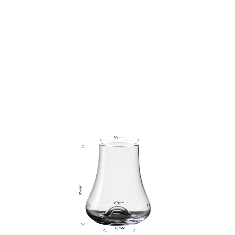 Szklanka do whisky Wave 240 ml, zestaw 4 szt. - Univers Glas Lunasol