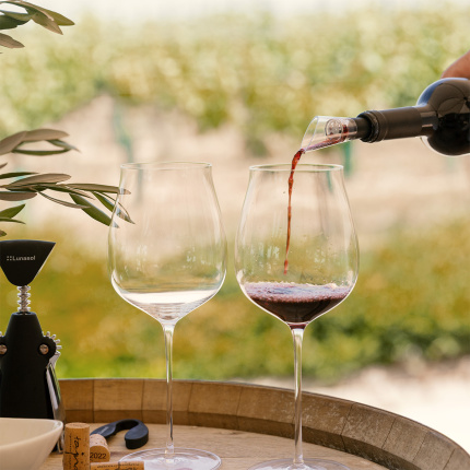 Kieliszki do Cabernet / Alibernet 650 ml zestaw 2 szt. - FLOW Glas Platinum Line