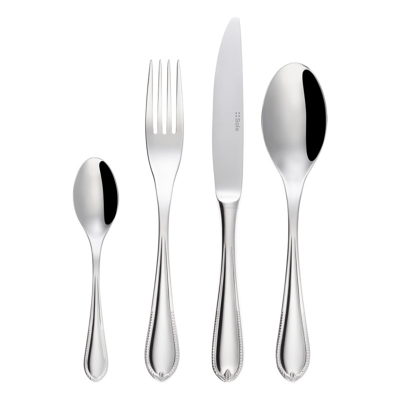 Zestaw sztućców 24 szt. - 7th Generation Black Pearl