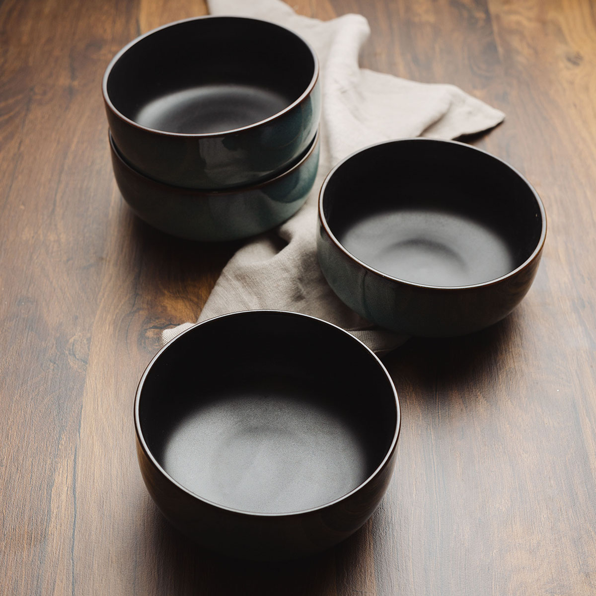 Zestaw misek ceramicznych 4 szt. – Elements Night