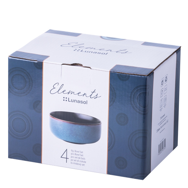 Zestaw misek ceramicznych 4 szt. – Elements Night