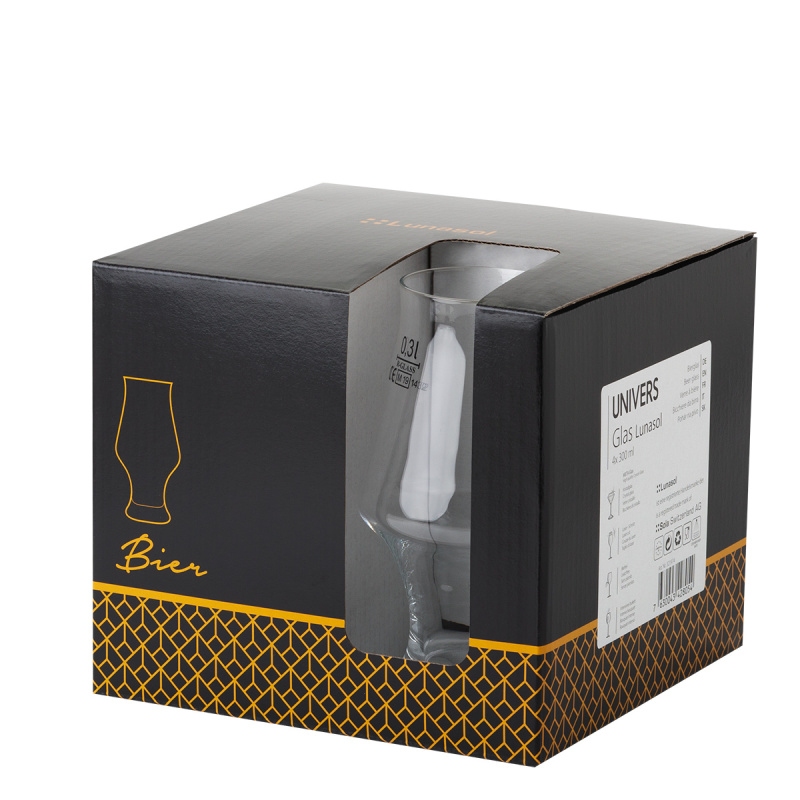 Szklanki do piwa 300 ml zestaw 4 szt. - Univers Glas Lunasol