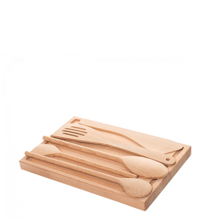 Zestaw drewniany 6 szt. - Basic