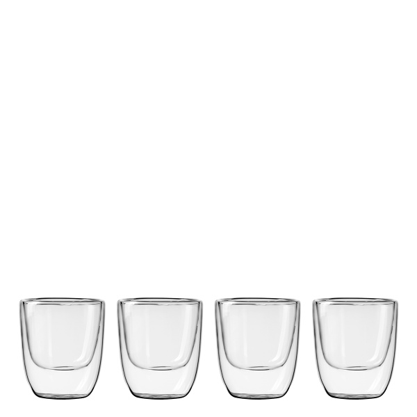 Szklanka BASIC Glas Double Wall 250 ml - zestaw 4 szt.