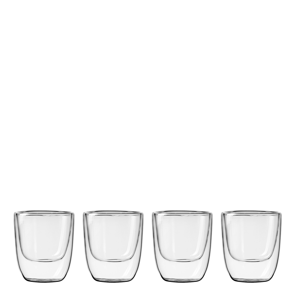 Szklanka BASIC Glas Double Wall 250 ml - zestaw 4 szt.