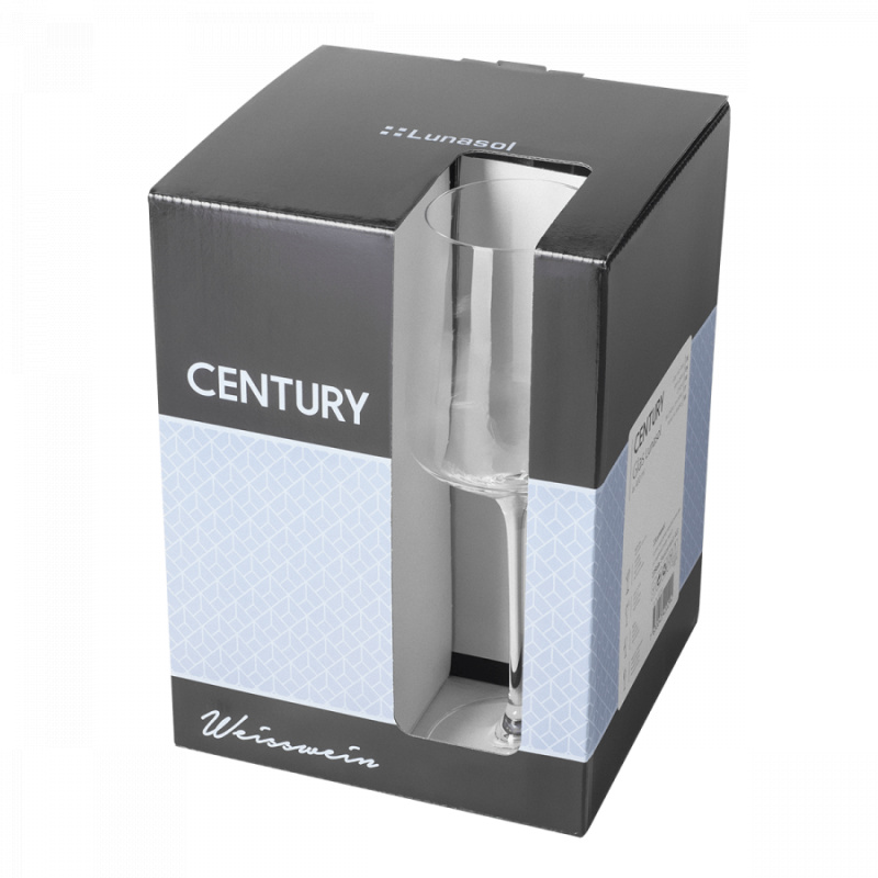 Kieliszki do białego wina 400 ml zestaw 4 szt. - Century Glas Lunasol
