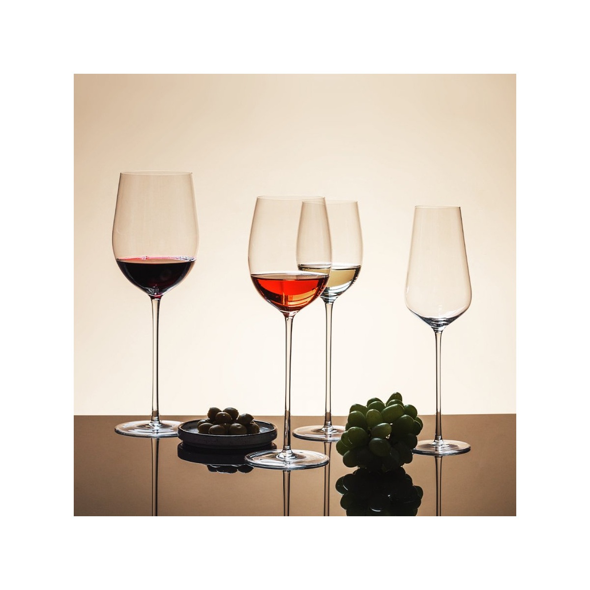 Kieliszki do czerwonego wina 650 ml zestaw 2 szt. - FLOW Glas Platinum Line