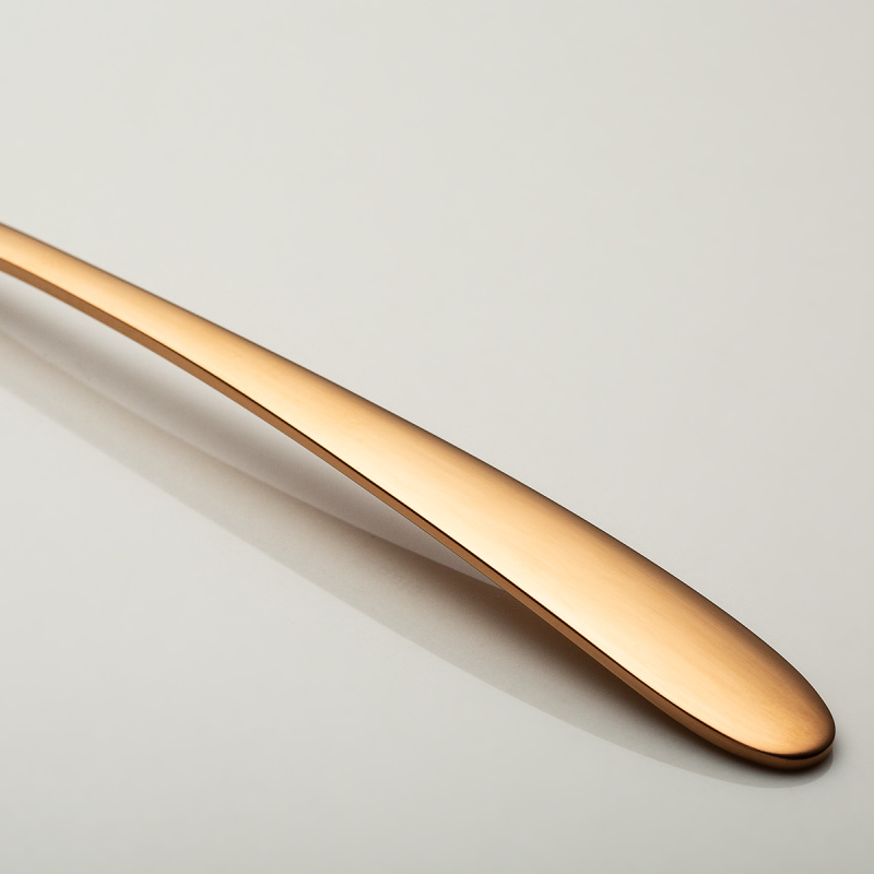 Zestaw prezentowy z serduszkiem 6 szt. różowe złoto — Love Cutlery