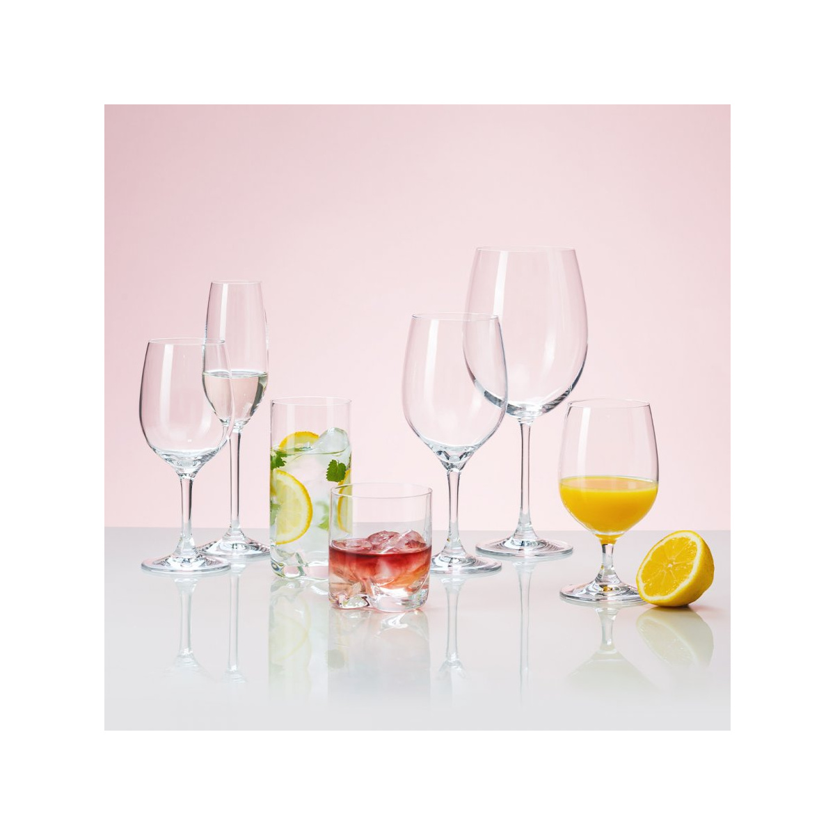 Kieliszki do czerwonego wina 450 ml zestaw 4 szt. - Anno Glas Lunasol META Glass