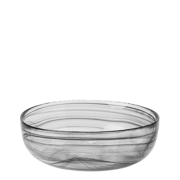 Miska czarna 21 cm - Elements Glass