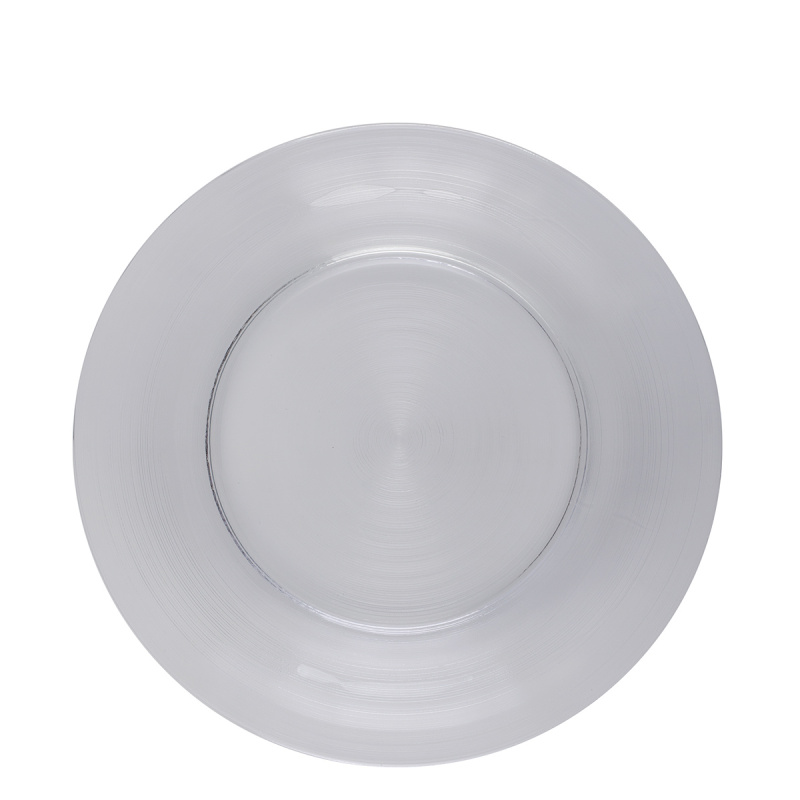 Talerz płytki 30 cm zestaw 4 szt. - Basic Chic Glas