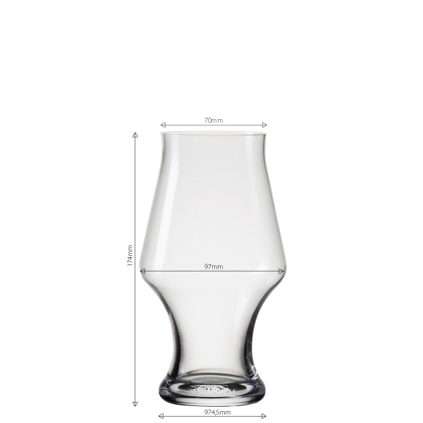 Szklanki do piwa 500 ml zestaw 4 szt. - Univers Glas Lunasol