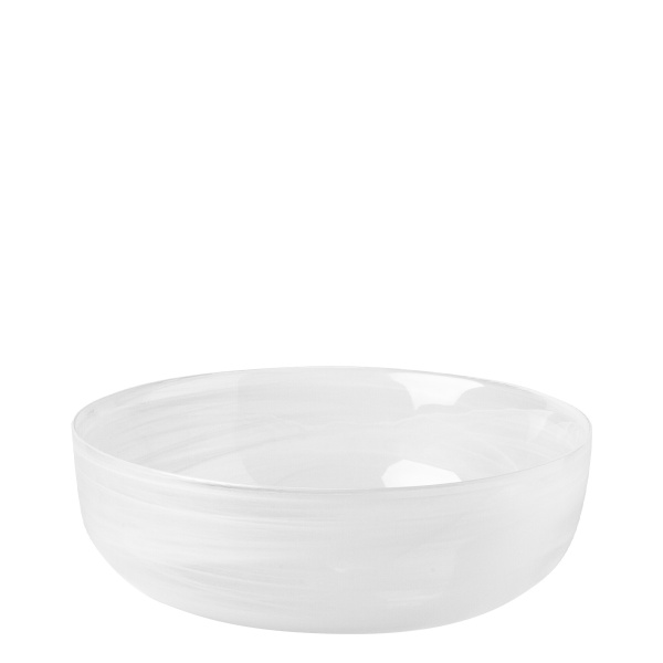 Miska biała 21 cm - Elements Glass