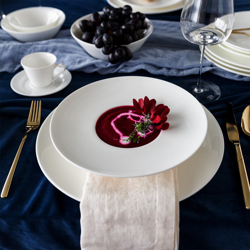 Talerz głęboki gourmet 23,5 cm - Premium Platinum Line