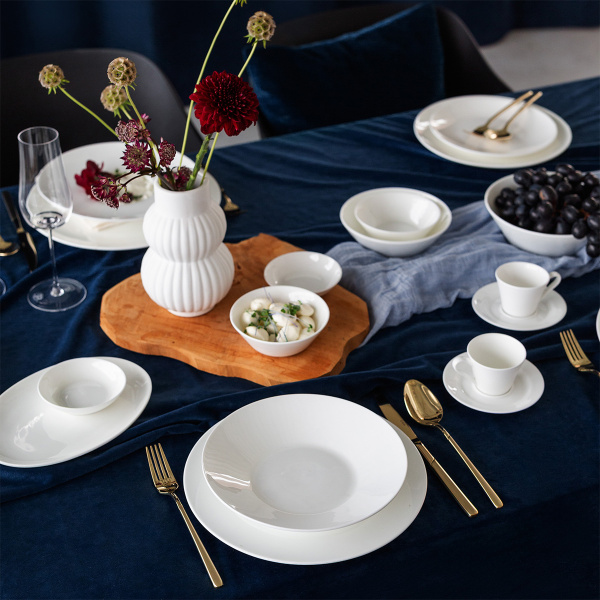Talerz głęboki 22 cm - Premium Platinum Line