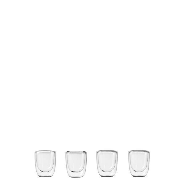 Szklanka BASIC Glas Double Wall 70 ml - zestaw 4 szt.