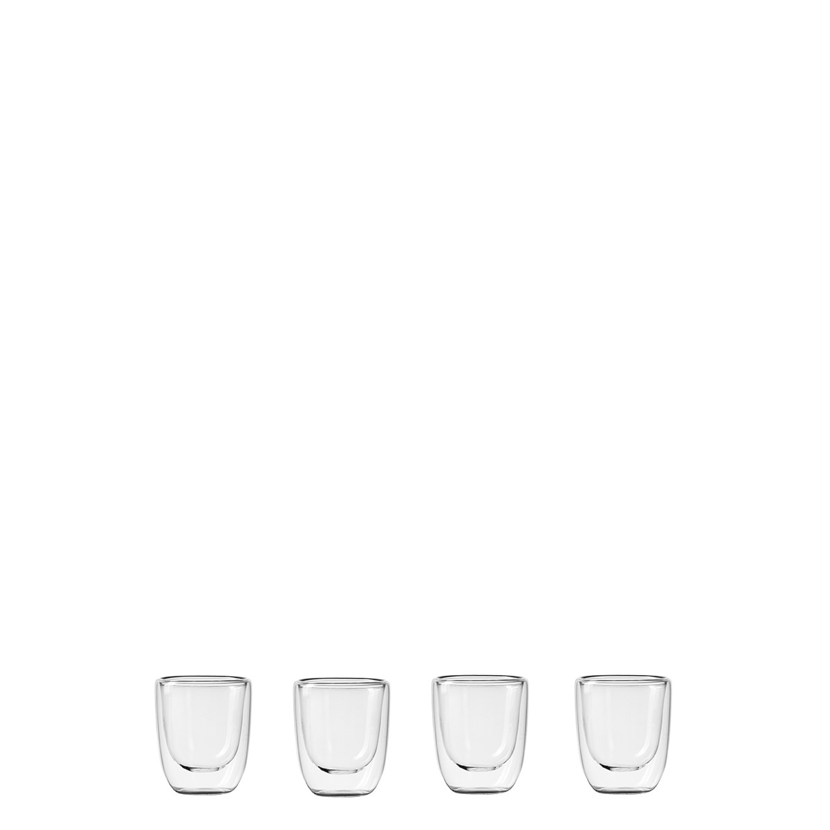 Szklanka BASIC Glas Double Wall 70 ml - zestaw 4 szt.