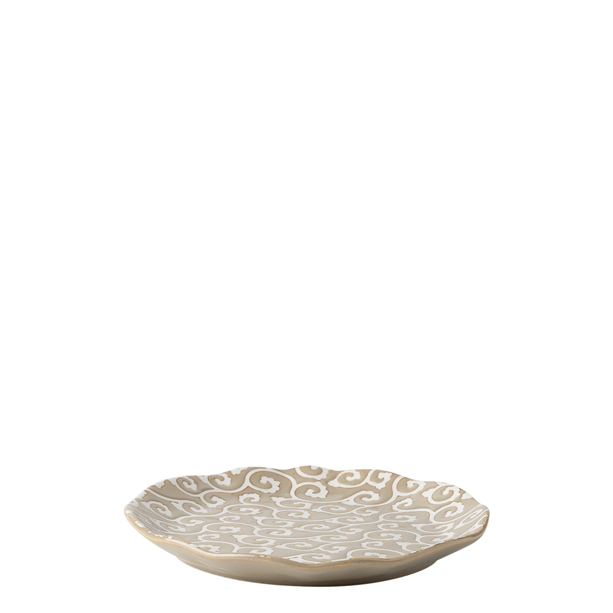 Talerz płytki Wavy 20,5 cm | Levante Pearl