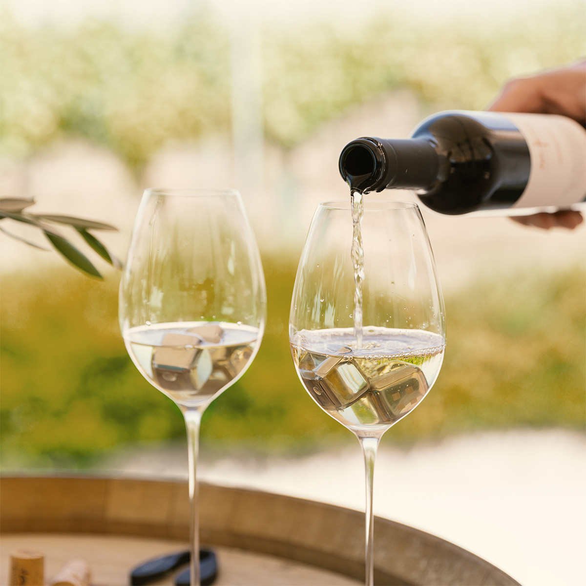 Kieliszki do białego wina 280 ml zestaw 2 szt. - FLOW Glas Platinum Line