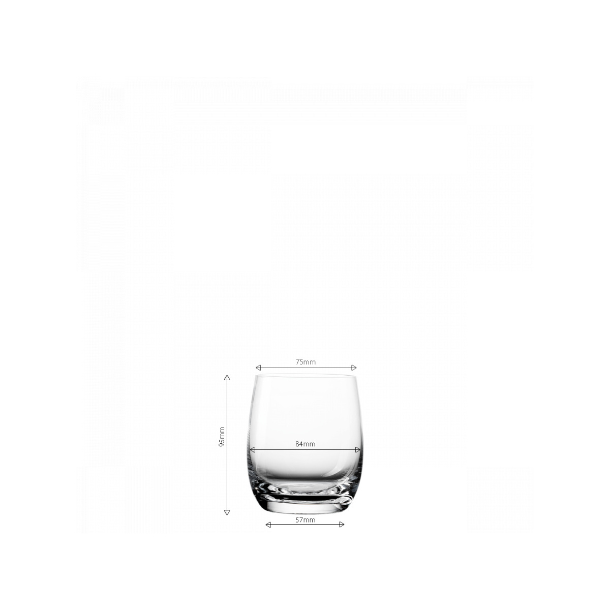 Szklanki Tumbler 350 ml zestaw 4 szt. - Benu Glas Lunasol META Glass