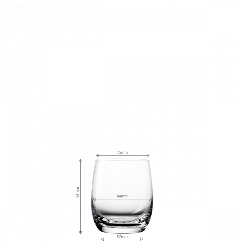 Szklanki Tumbler 350 ml zestaw 4 szt. - Benu Glas Lunasol META Glass