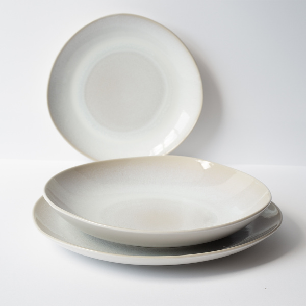 Zestaw talerzy ceramicznych 12 szt. – Elements North Organic