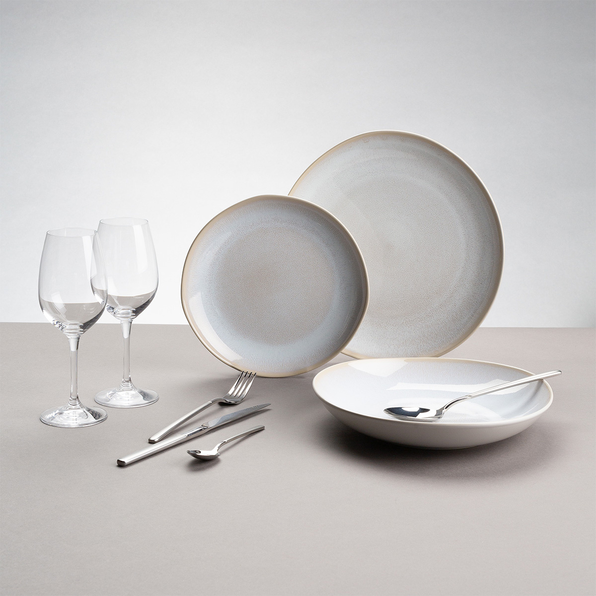 Zestaw talerzy ceramicznych 12 szt. – Elements North Organic