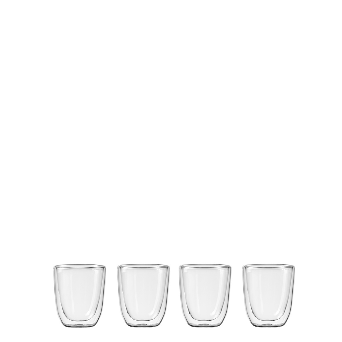 Szklanka BASIC Glas Double Wall 190 ml - zestaw 4 szt.