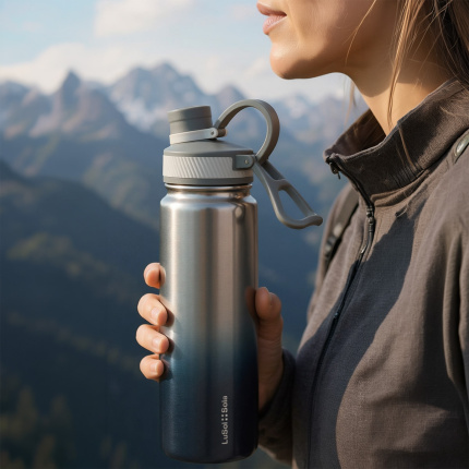 Butelka 850 ml ombre niebieska | to Go Lusol