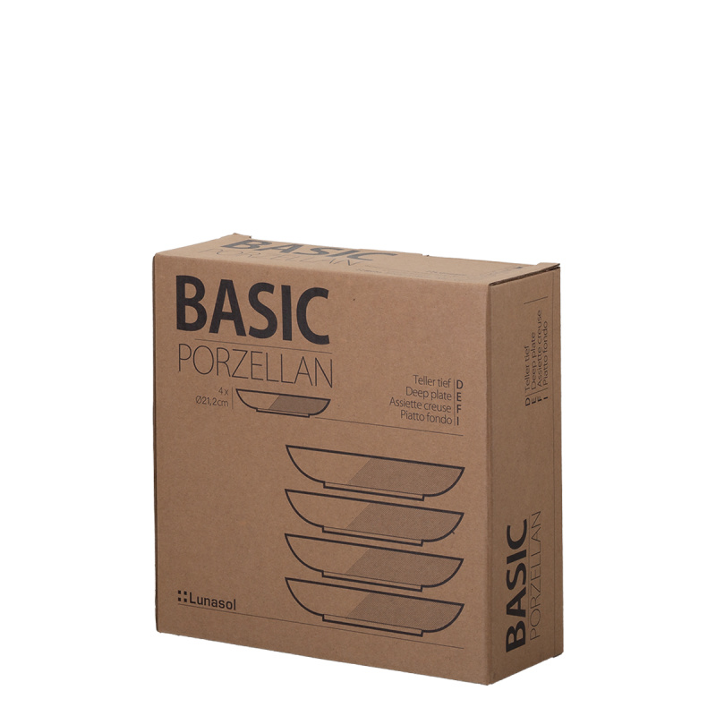 Talerz głęboki coupe 20,5 cm zestaw 4 szt. - Basic