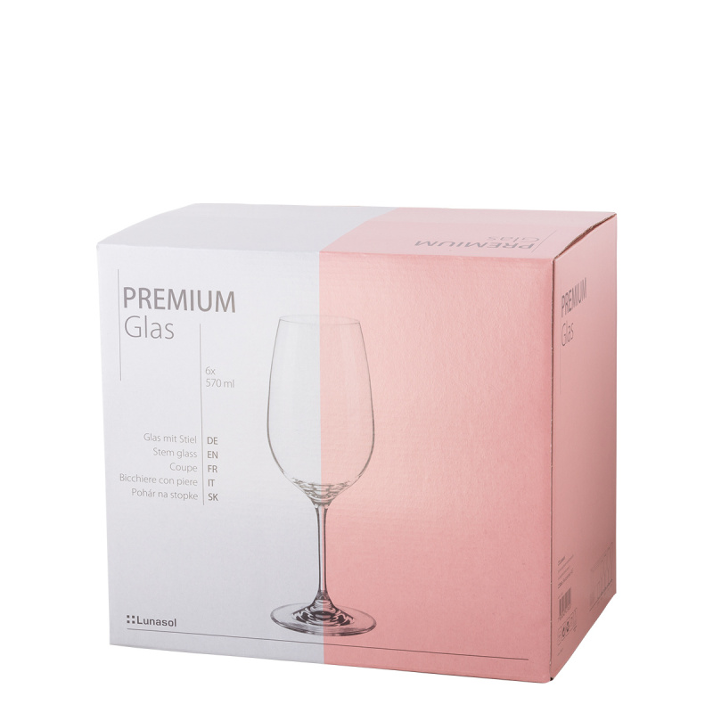 Kieliszki Rioja / Tempranillo 570 ml zestaw 6 szt. - Premium Glas Crystal