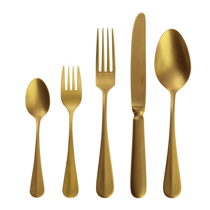 Zestaw sztućców 30 el. | Baguette Vintage Gold